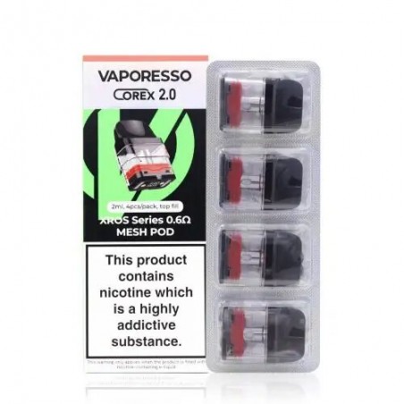 Vaporesso XROS Series Pod di Ricambio 0,6ohm 3ml 4 Pezzi