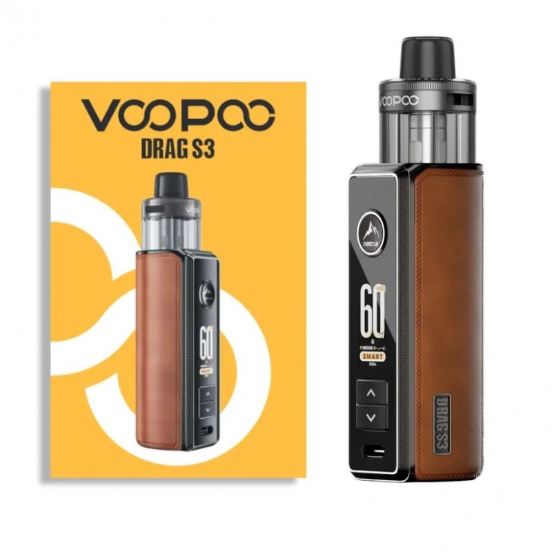 Voopoo Drag S3 MTL Kit Brown