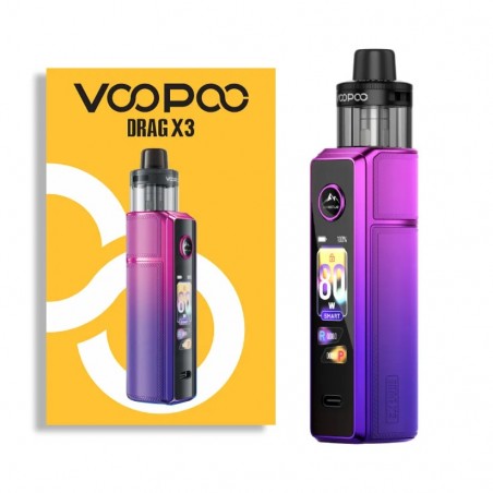 Voopoo Drag X3 DTL Kit Aurora Purple