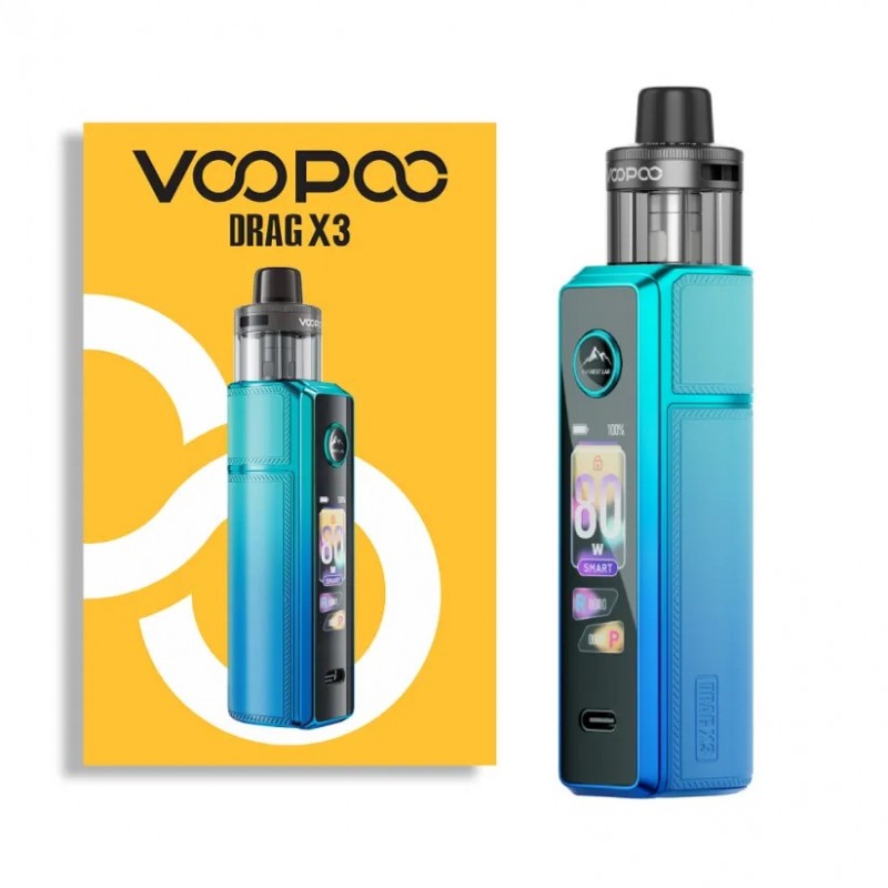 Voopoo Drag X3 DTL Kit Sky Blue