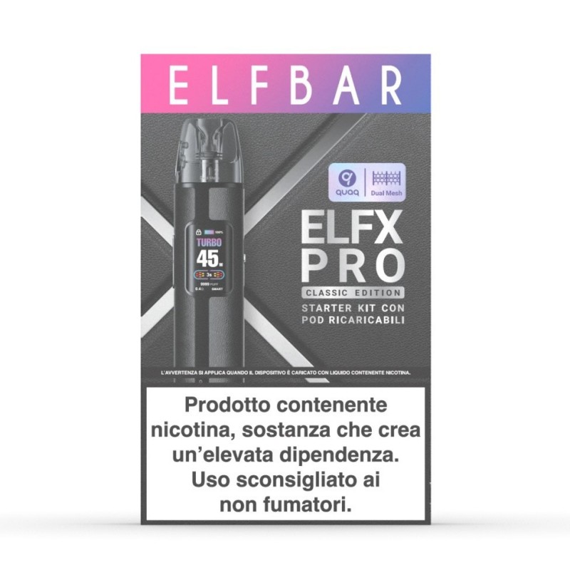 ELFBAR ELFX PRO Pod Mod 1200mAh BLACK