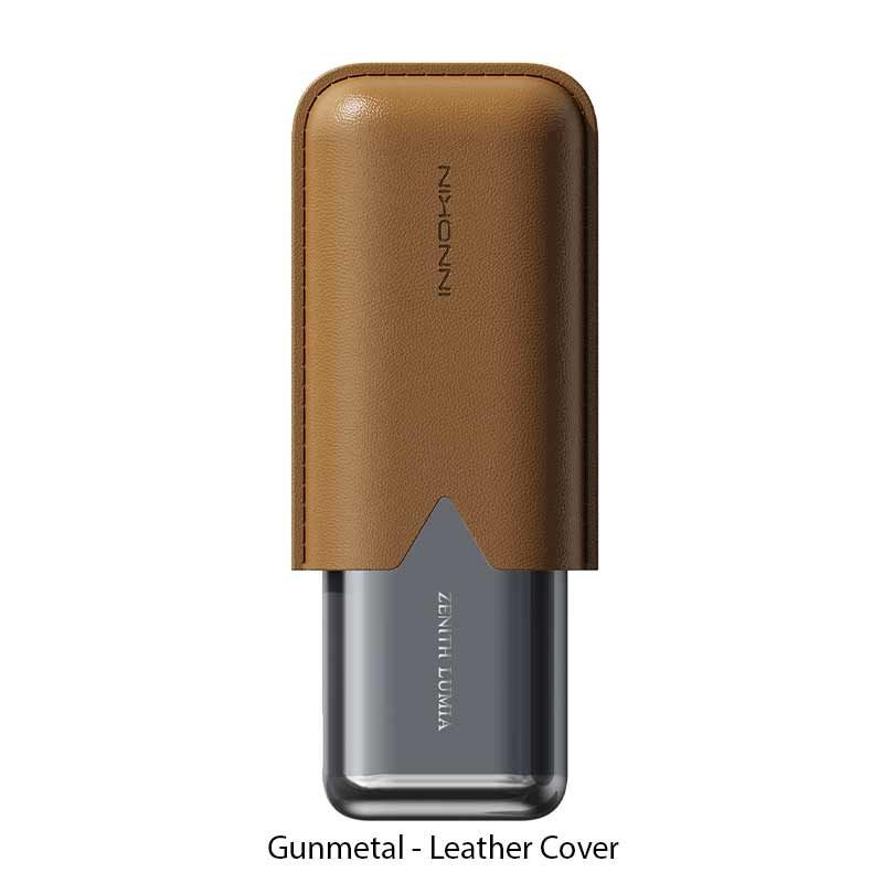 Innokin Zenith Lumia Pod Mod Gun Metal/Leather Cover