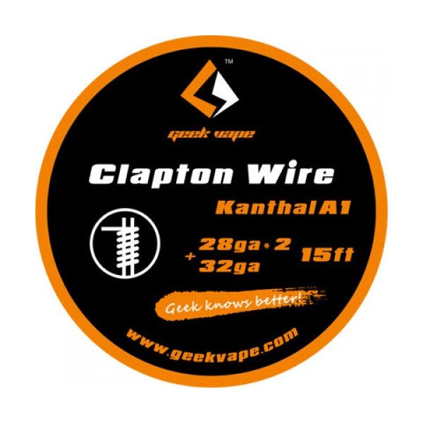 GEEKVAPE - Clapton Kanthal 28GA*2+32GA - 15ft (5mt)