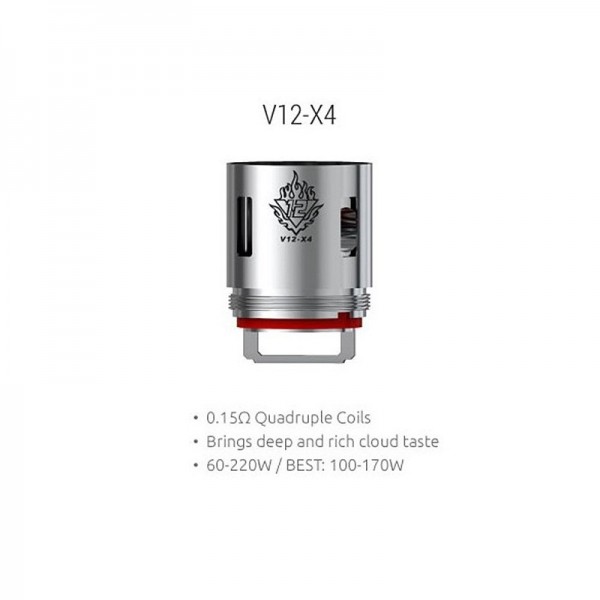 Smok - TFV12 Coil V12-X4 0,15ohm - Blister 3pz