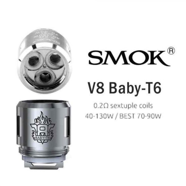 Smok - TFV8 X- Baby Coil T6 0,2 ohm