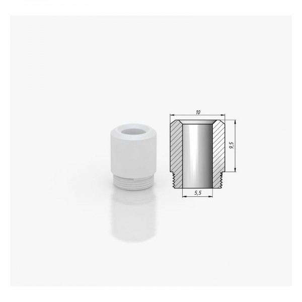 Svoemesto - Kayfun 5 - Drip Tip - POM Bianco 9,5mm