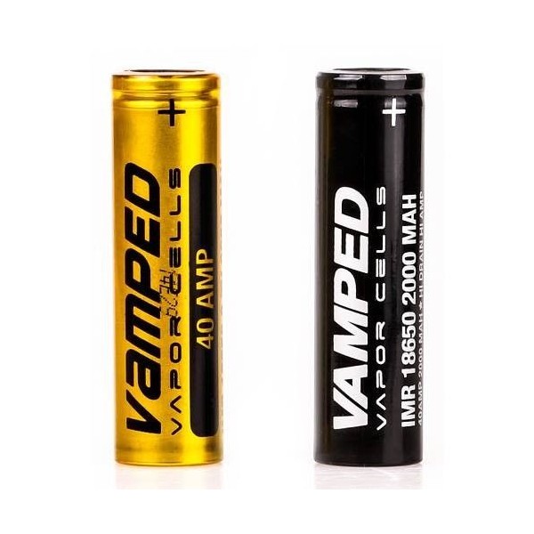 VAMPED 40A - Batteria IMR 18650 3,7v 2000mah - ORO