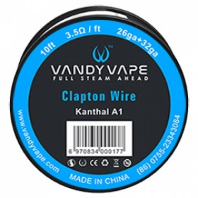 VANDY VAPE - WIRE CLAPTON KANTHAL A1 26GA+32GA (3M)