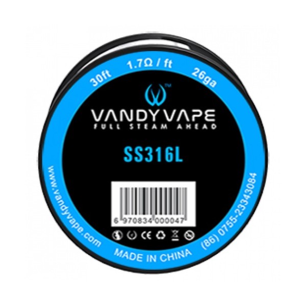VANDY VAPE - WIRE SS316L 26GA (10M)