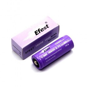 Batteria Efest Purple V1 IMR18500 1000mAh 15A