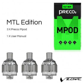 VZone Pod di ricambio Preco 2MPOD MTL Clear (3pcs)