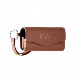 KIWI Custodia in Pelle Leather Case Brown