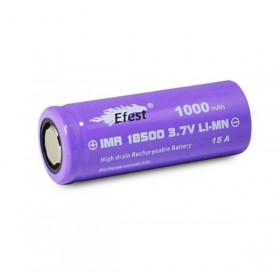 Batteria Efest Purple V1 IMR18500 1000mAh 15A